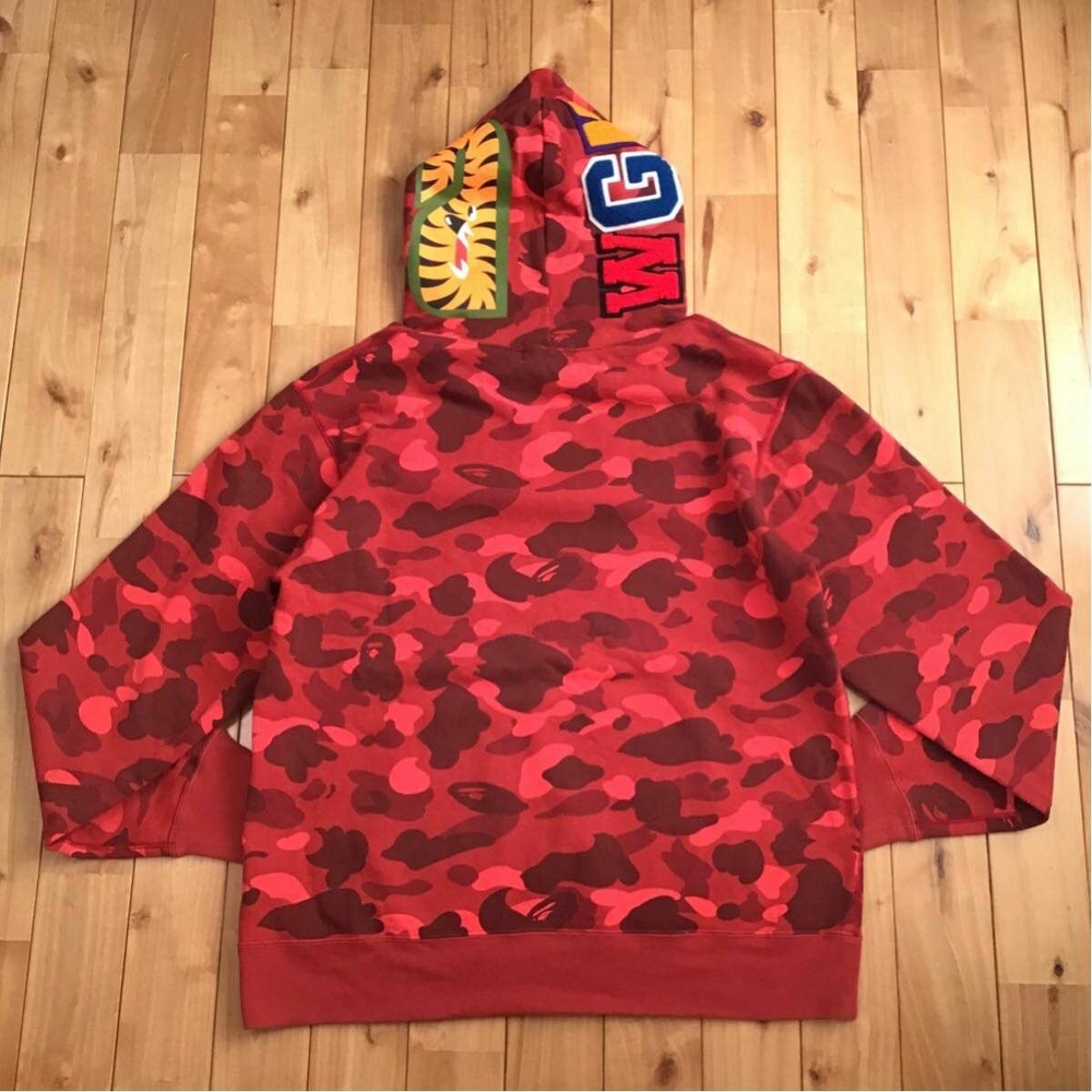 Red Camouflage Bape Sweater